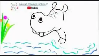 Hur man ritar afrikanska vilda djur🦛