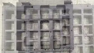 Durable vibrating screen mesh for sand and gravel