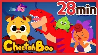 [28min] Dinosaur Shape Song &  Best Nursery rhymes compilation of the week | Kids song | #Cheetahboo