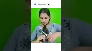 U hair cutting at home/self hair cutting at home #shorts