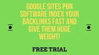 Backlink indexing software free trial