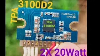 YL2020 TPA3100D2 Amplifier board Stereo Mini 12V  Modul Kelas D 20W X2 🔥 Amplifier board