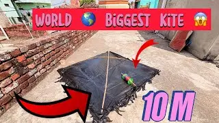 Diniya 🌍 ki sabse badi patang 🪁 udai aaj to #viral#viralvideos #viralvlogs #bigkite #kites#patang