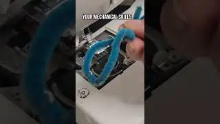 Genius Sewing Hack! 🧵 Use a Pipe Cleaner to Clean Your Machine #SewingHack #SewingTips #Shorts