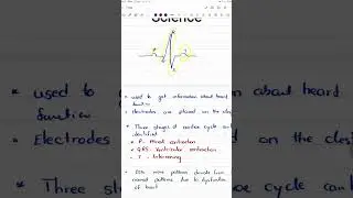 ECG | grade 11 science english medium | shortnote #olscience #ol2023 #shortnotes
