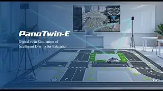 PanoTwin-E Digital-twin Simulation of Intelligent Driving for Education