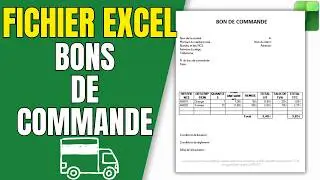 Faire un bon de commande sur Excel