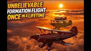 Unbelievable Pitts Formation Flight at Sunset | Once in a Lifetime!