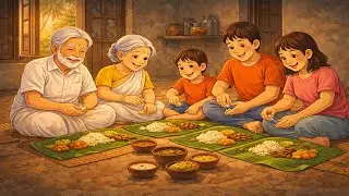 When Family Visits Grandma 👵 Emotional South Indian Village Story | Ghibli Style