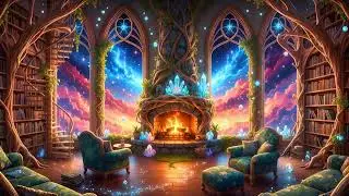 Reading in the Fae Court Library📕ACOTAR Inspired Ambience | Peaceful & Deep Focus Fantasy Music