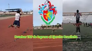 Pruebas físicas de ingreso al ejercito Brasileño.