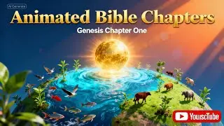 GENESIS one ANIMATED KJV || Creation || #animatedbiblechapters #jesuschrist #gospel #animatedbible