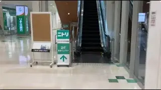 【フジテック、三菱】5X エスカレーター　エコール いずみ 5X escalator Ecoll Izumi Shopping mall Osaka Japan