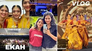 EKAH 2025 ❤️‍🔥 | VLOG 🤍| ICAI Thrissur | Aiswarya Santhosh 