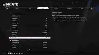 How To Disable Crossplay On Undisputed Boxing Game!