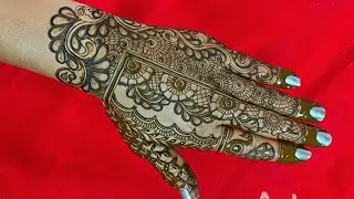Elegant Floral Mehndi Design | Clean & Classy Hand Mehndi ✨