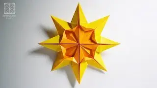 Origami Christmas Star (Klaus-Dieter Ennen) Oригами おりがみ Oριγκάμι 折纸 摺紙 พับ 종이접기 Paper Crafts