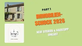 Immobilien-Schock 2026? Neue Steuern und Baustopp in S&uuml;dfrankreich