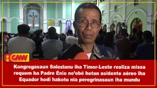 Kongregasaun Salezianu iha TL realiza missa requem ba Padre Énio ne’ebé hetan asidente aéreo