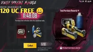 120 Uc Free | Daily Special Bundle PUBG Mobile | Lateef Gaming 