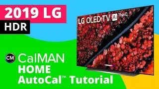 LG C9 OLED 2019 Calibration HDR with CalMAN Home