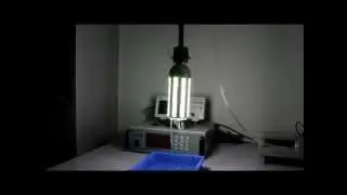 the test of waterproof of IP64 led corn light video
