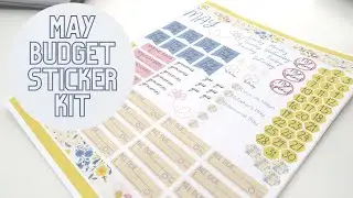 EXCITING ETSY SHOP NEWS | FUNCTIONAL BUDGET KITS | TRACK YOUR BUDGET | MAY BUDGET STICKER KIT