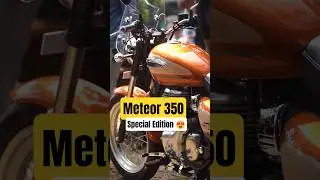Royal Enfield Meteor 350 Sundowner Orange Special Edition 😍 #motoverse #motoverse2025