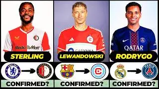 🚨 NEW CONFIRMED TRANSFERS & RUMOURS! 🚨🔥 ft. Lewandowski, Rodrygo, Sterling... etc