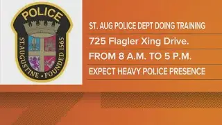 St. Augustine Police Department holding training with SWAT team Wednesday