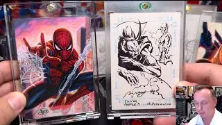 Rare 2024 Marvel Masterpieces sketch & the Evolution of Sketch Cards
