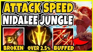Attack Speed Nidalee Jungle Season 10 Easy Early Game Wins! - League of Legends