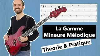 Gamme Mineure M&eacute;lodique - Th&eacute;orie & Pratique 🎸 Cours de Basse D&eacute;butants