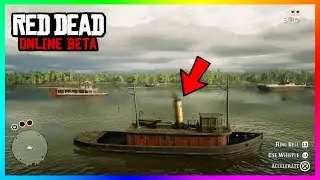 Red Dead Online — РЕДКИЕ ТРАНСПОРТНЫЕ СРЕДСТВА! Как управлять ОГРОМНЫМИ кораблями и лодками, кото...