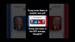 Donald Trump narrowly defeats Joe Biden in brand new CBS News poll #shorts
