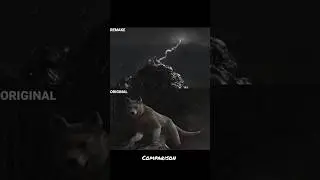 Dog scene comparison - RE4 Remake vs Original #shorts