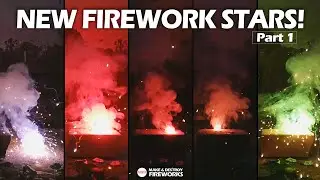 MAKING NEW FIREWORK STARS - Testing out the colors! [Part 1]
