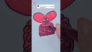 Queen of Hearts Toca Boca Drawing #paperdiy #descendants4