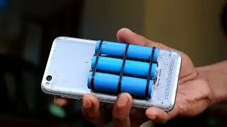 Redmi 5a to PUBG and FLOOD long back up conversion, with Lithium ion cells.