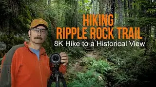 Hiking Ripple Rock Trail on Vancouver Island, BC.