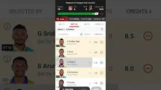 DD VS RTW Dream 11 team prediction#dream11#shorts