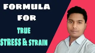 true stress and strain formula