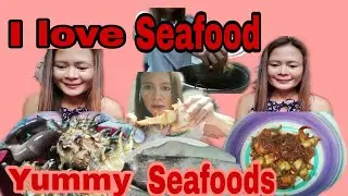 HOW TO COOK SAANG ( SPIDER SHELL) AND ADOBONG SQUID | reinavlog