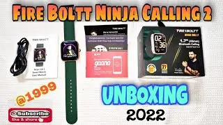Fire Boltt Ninja Call 2 Smartwatch Unboxing || Flipkart Sale @1999 🔥🔥