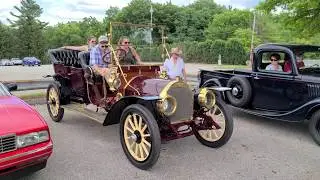 1909 Stevens Duryea Antique car on display at the Fire Museum of Maryland 7/11/2020.