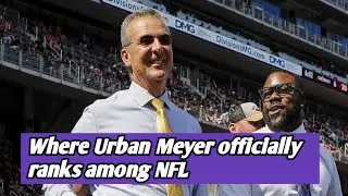 Where Urban Meyer officially ranks among NFL head coaching hires since 2021