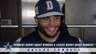 Dallas Cowboys Quarterback Dak Prescott Responds to Eagles' Trash Talk | Dallas Cowboys 2018
