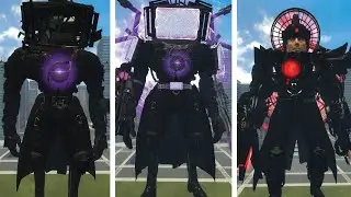hydra titan vs All Titan speaker man,tvman, speakerman ! Minecraft mod battle