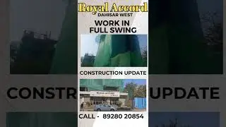 Royal Accord - Dahisar West. 3 minutes Walking from station. 1 & 2 BhK flats.#dahisar #flatsatdahisa