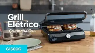 Grill El&eacute;trico Gourmand Gris G1500G